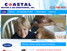 Tablet Screenshot of coastalacstuart.com